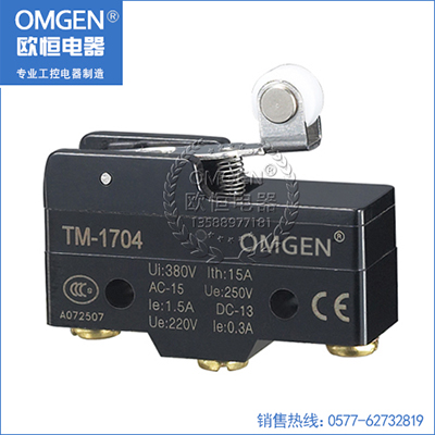 歐恒電器 TM-1704 微動開關(guān) 行程開關(guān)